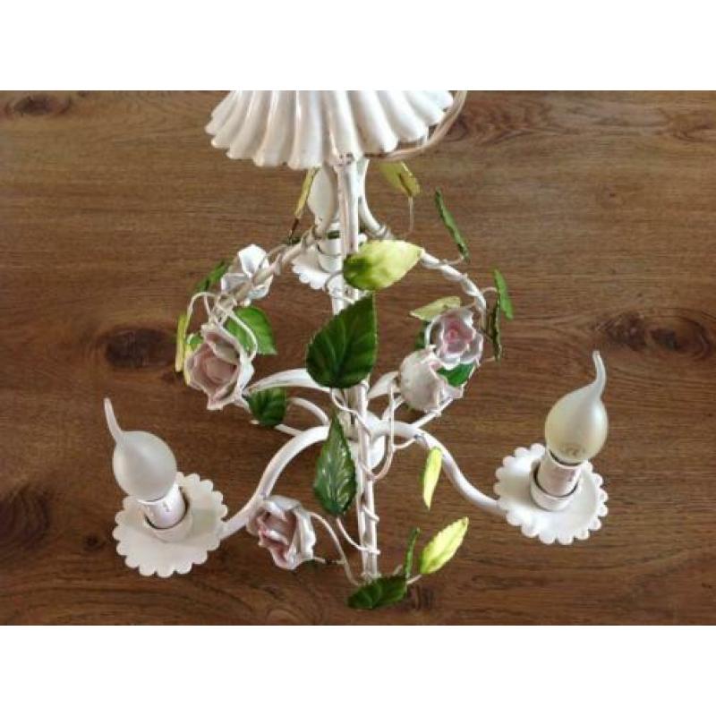 “geemailleerd france hanglamp”1950
