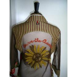 aparte SAVE THE QUEEN blouse mt. 38 met drie kwart mouw