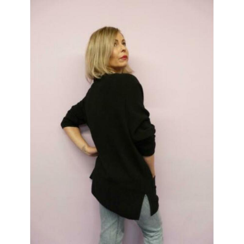 *Abfab Vintage Zwart Vest uit Finland XL*