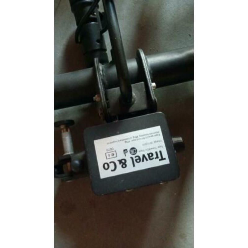 Travel en co fietsenrek zit er binnen 30 seconden op en af