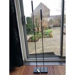 Stoere lange vloer kandelaar