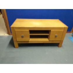 Massief eiken tv kast