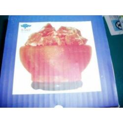 Lamp himalaya zout waxinehouden ionen kamer