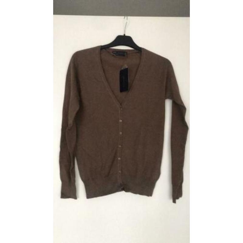Zara nieuw basic vest bruin maat small