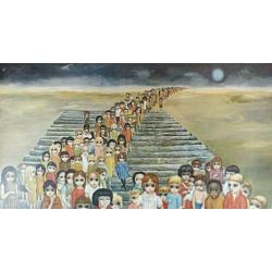 Magaret Keane " Tomorow Forever " Prachtige Lithografie