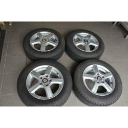 15 inch aluminium velgen met winterbanden