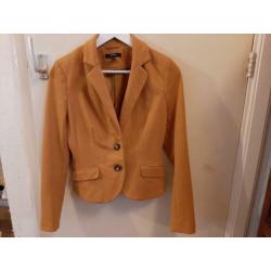 Maat 36 oker gele blazer