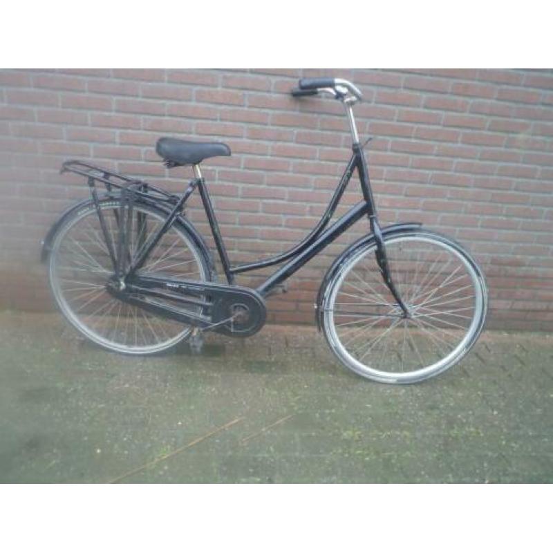 Zwarte omafiets 28 inch