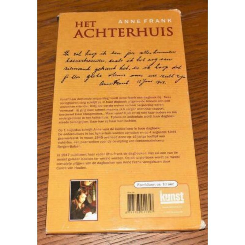 Anne Frank luisterboek 8 cd,s 10 euro inclusief verzenden