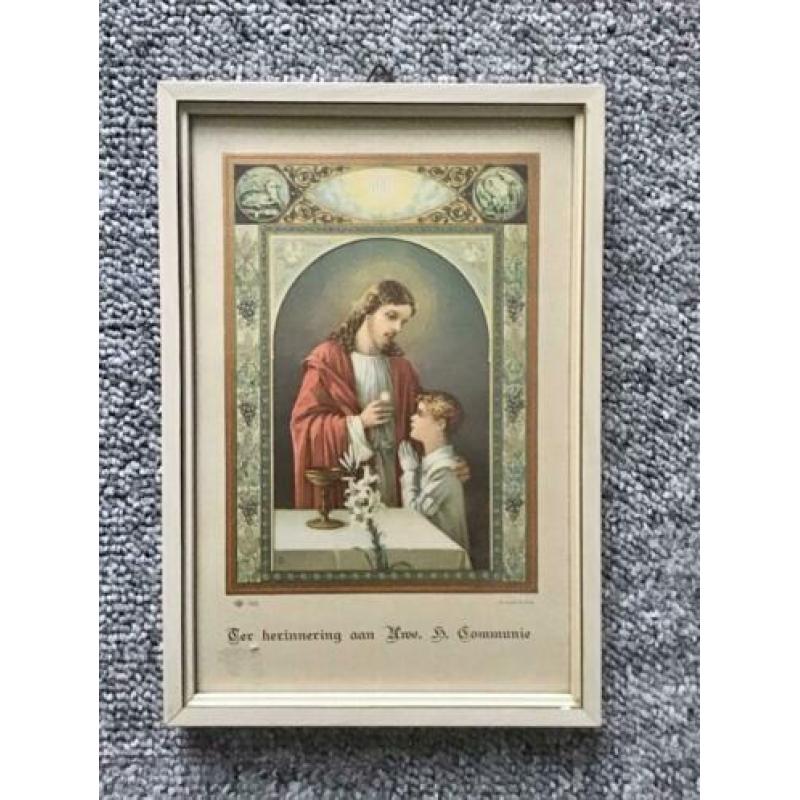 3 Heilige Communie schilderijtjes