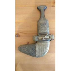 Koumaya, Koummya, Jambiya, Marokko, 19e eeuw, zilver beslag