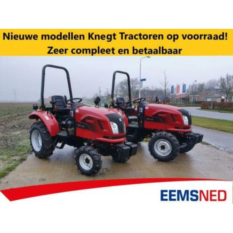 Bij Eemsned een Knegt 40 PK compact trekker Nieuw model