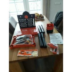 Nieuwe werkbank met gereedschap