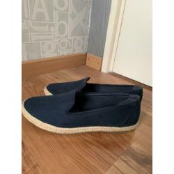 Blauwe espadrilles