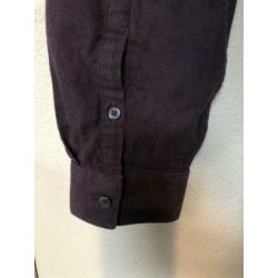 Jack and Jones premium overhemd donkerrood/bordeaux maat XL