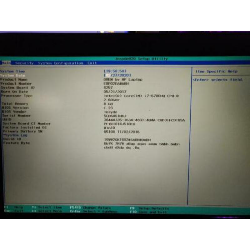 HP Omen 15-ax025nd