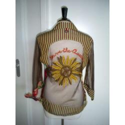 aparte SAVE THE QUEEN blouse mt. 38 met drie kwart mouw