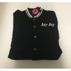 Leuk baseball vest met je eigen naam in maat 146