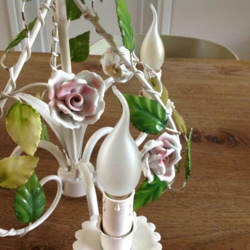 “geemailleerd france hanglamp”1950