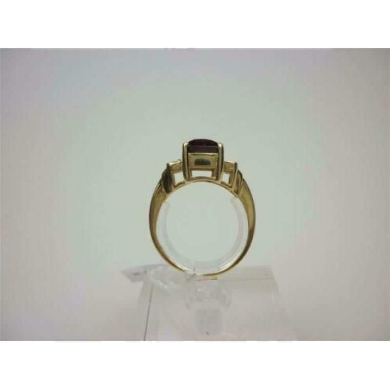 Ring goud granaat en edelstenen / Z6251