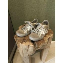 Bull Boxer leren meisjes schoenen mt 31 zilver | grijs