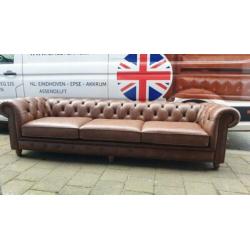 Originele Engelse Chesterfield bank KOOPZONDAG 1 MAART
