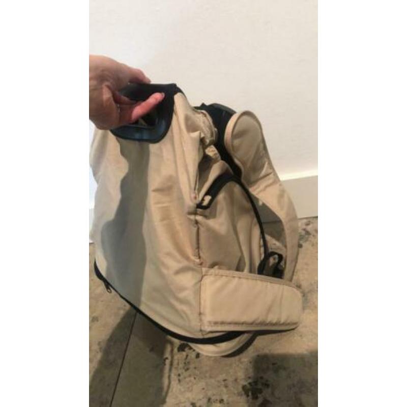 Hunter transport buiktas hond/kat beige ZGAN pet belly bag