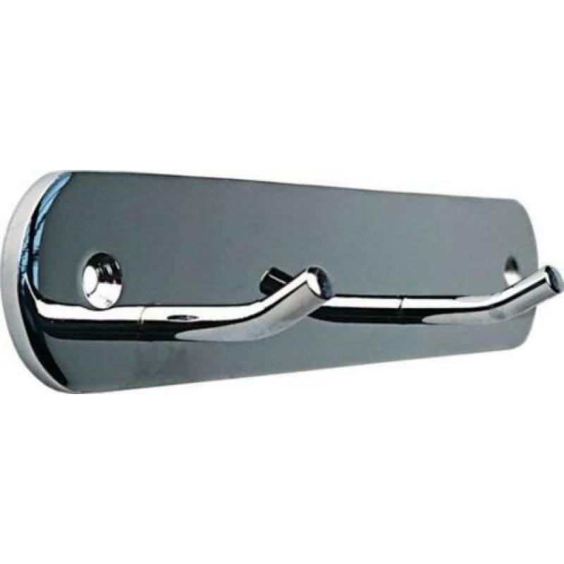 Badkamer chrome kapstok 2 haaks 72 Stuks Osmos
