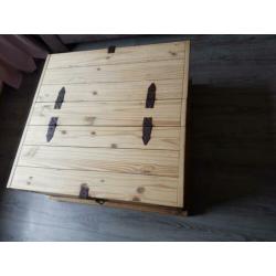 Teab Klep kist salon koffie tafel met veel opbergruimte