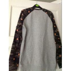 Pakket heren sweater truien/zwarte/blauwe jeans S/evt 176