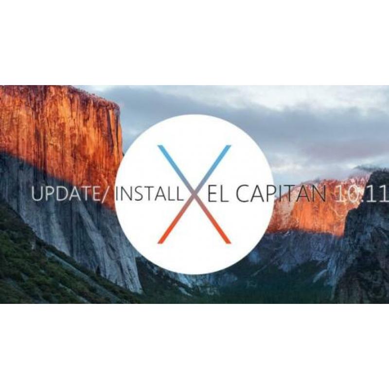 Installeer MacOS X El Capitan 10.11.6 via DVD zonder USB OSX