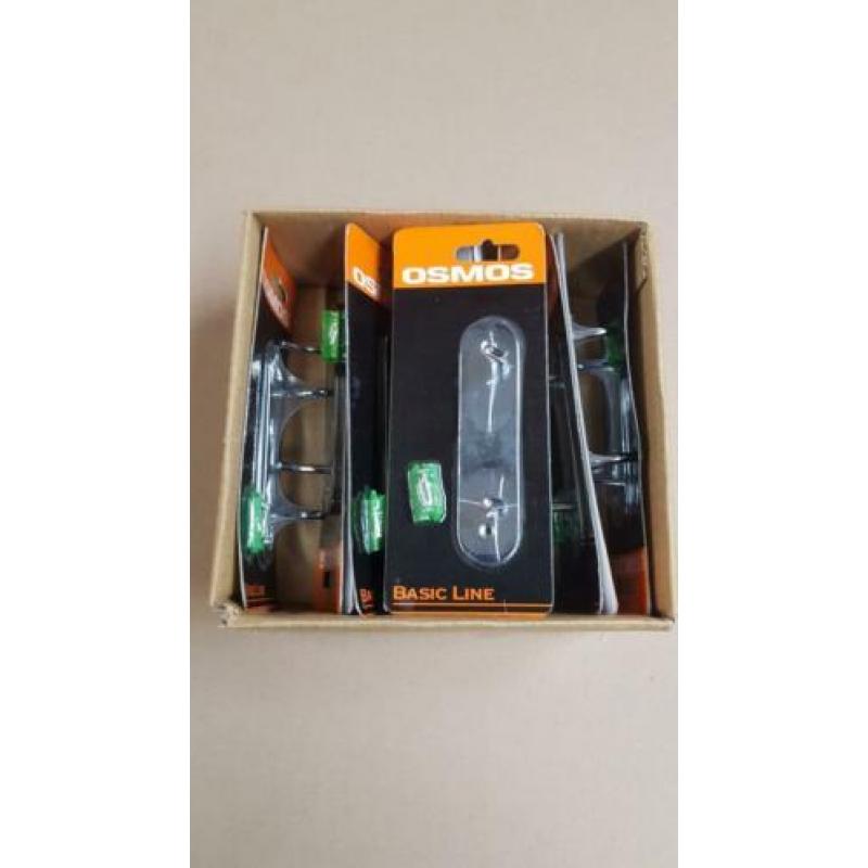 Badkamer chrome kapstok 2 haaks 72 Stuks Osmos