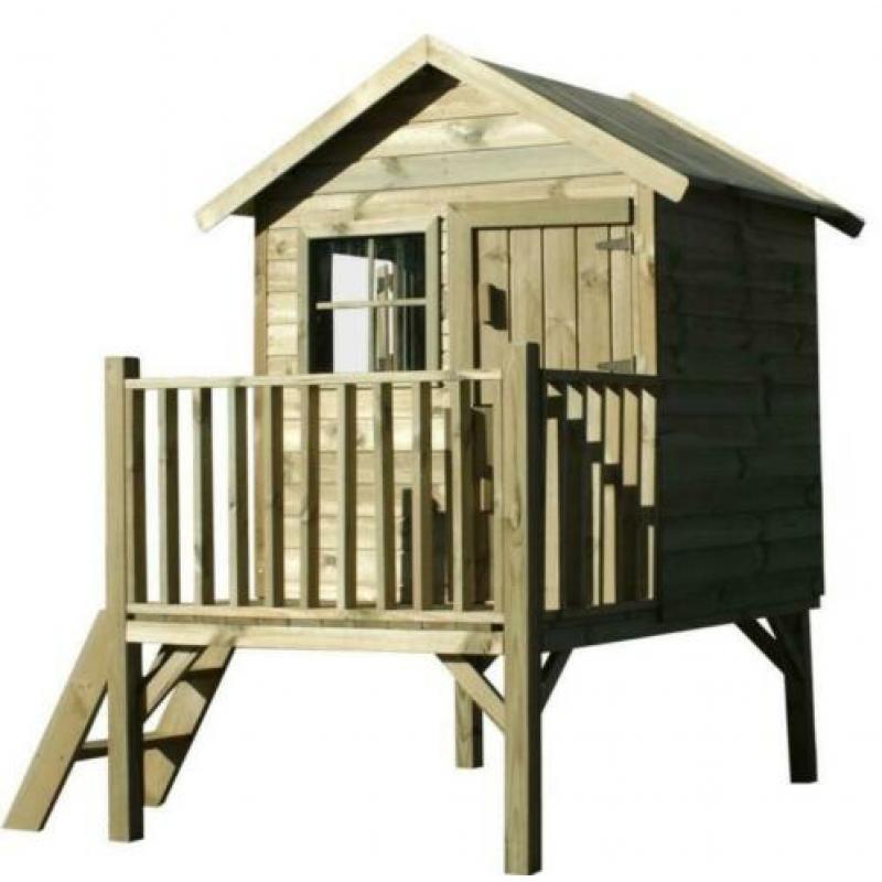 Nieuwe Houten Speelhuis Funny L | Nu voor slechts 369,-