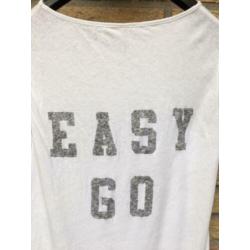 Yaya top singlet wit katoen + linnen xs / 34 - 36 nieuw