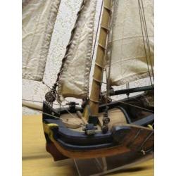Hout model zeilschip