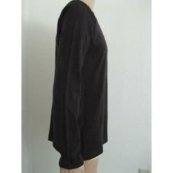 maat XL, zwarte sweater Pilot system, stretch, 70 cm.