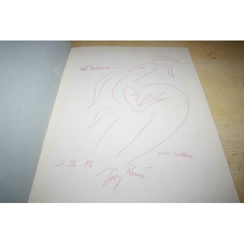 Vitrine Jorg Reme Laurens Vancrevel gesigneerd tekening