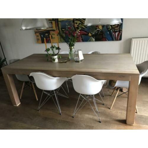 Eetkamertafel eikenhout