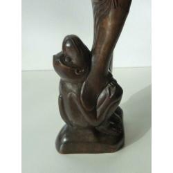 Art Deco, Bali, Balinees langgerekt beeld, Klungklung