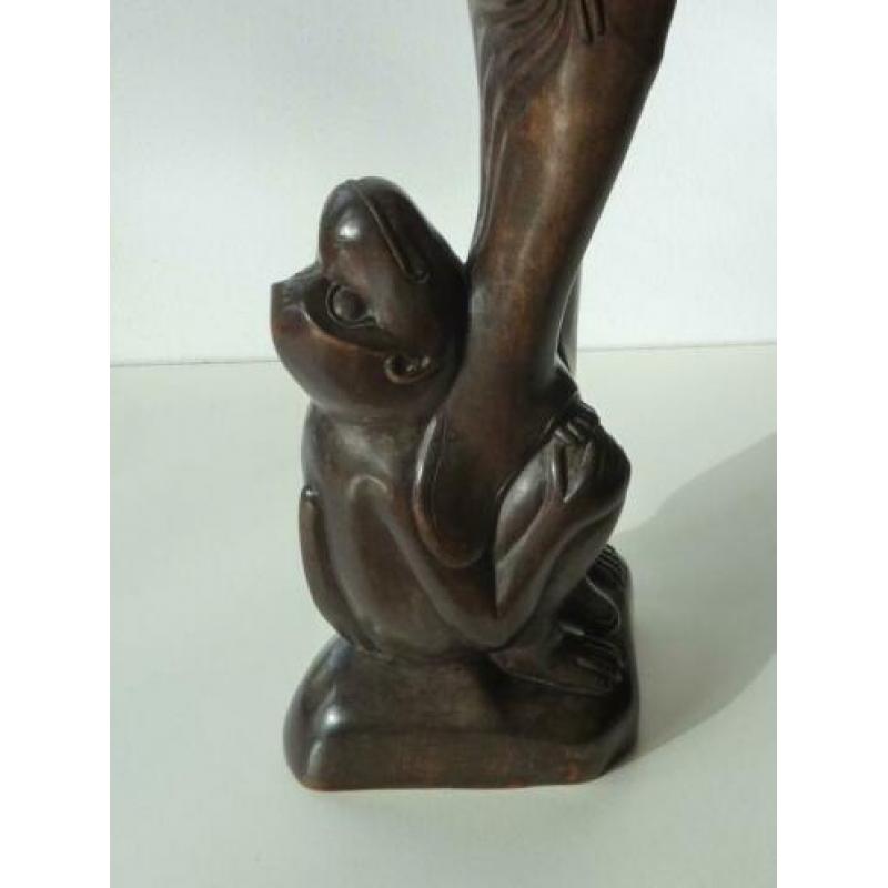 Art Deco, Bali, Balinees langgerekt beeld, Klungklung