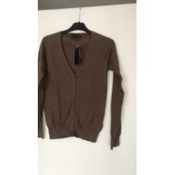 Zara nieuw basic vest bruin maat small