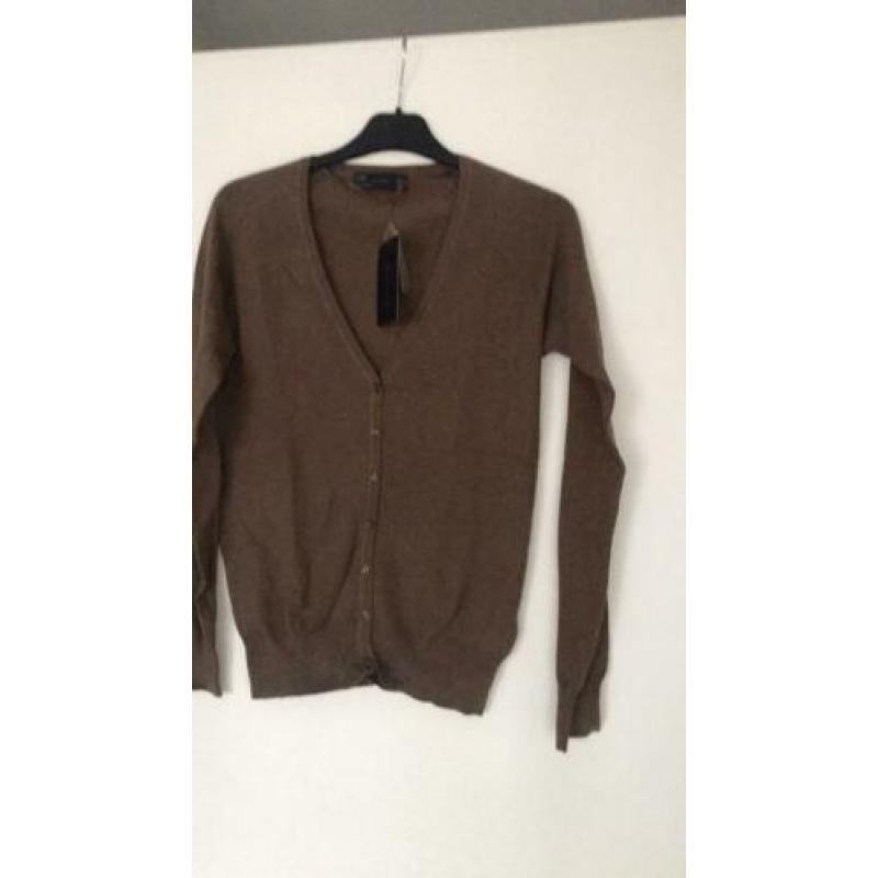 Zara nieuw basic vest bruin maat small