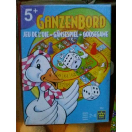 Kleine ganzenbord spel.