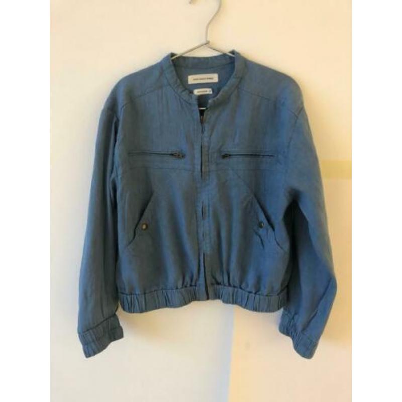 isabel marant blauw linnen jasje maat 40