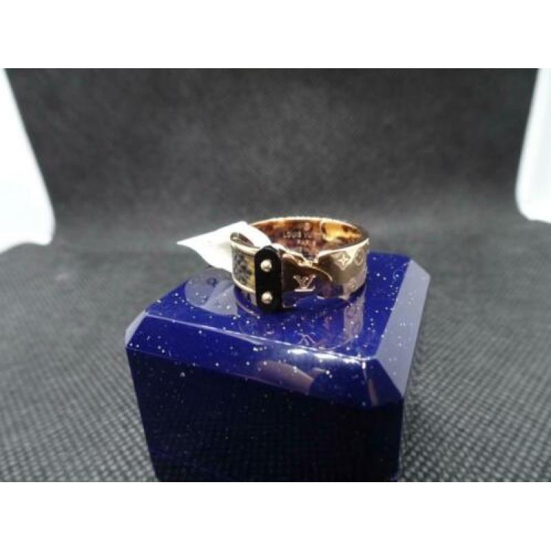 Louis Vuitton Lock Ring Roségoud maat 17/18/18.5