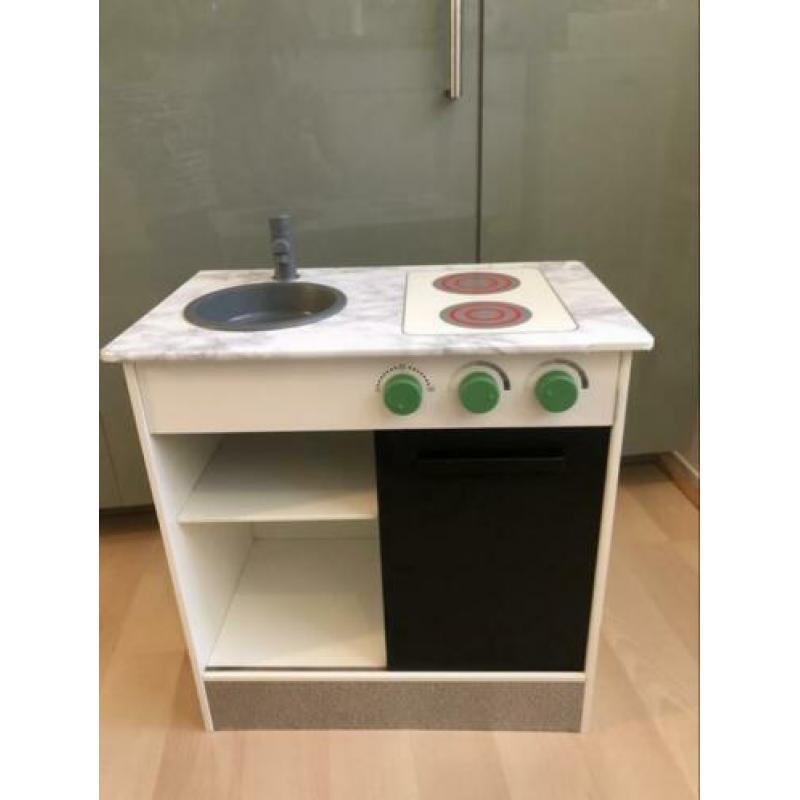 *teab* Ikea speelkeuken Nybakad schuifdeur wit zwart groen