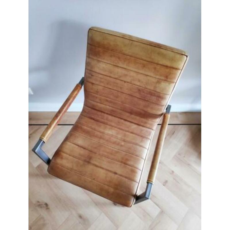 Buffelleer - 6x wave eetkamerstoelen - Rofra Home