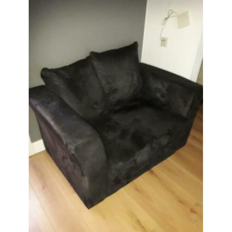 Zwarte Loveseat