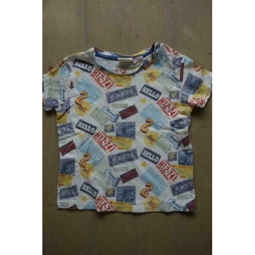 8 Stoere T-Shirts - maat 98