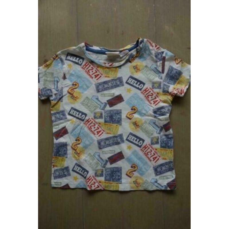 8 Stoere T-Shirts - maat 98